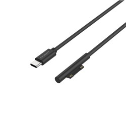 CYGNETT USB-C to MICROSOFT Surface 2 Metre Cable Black